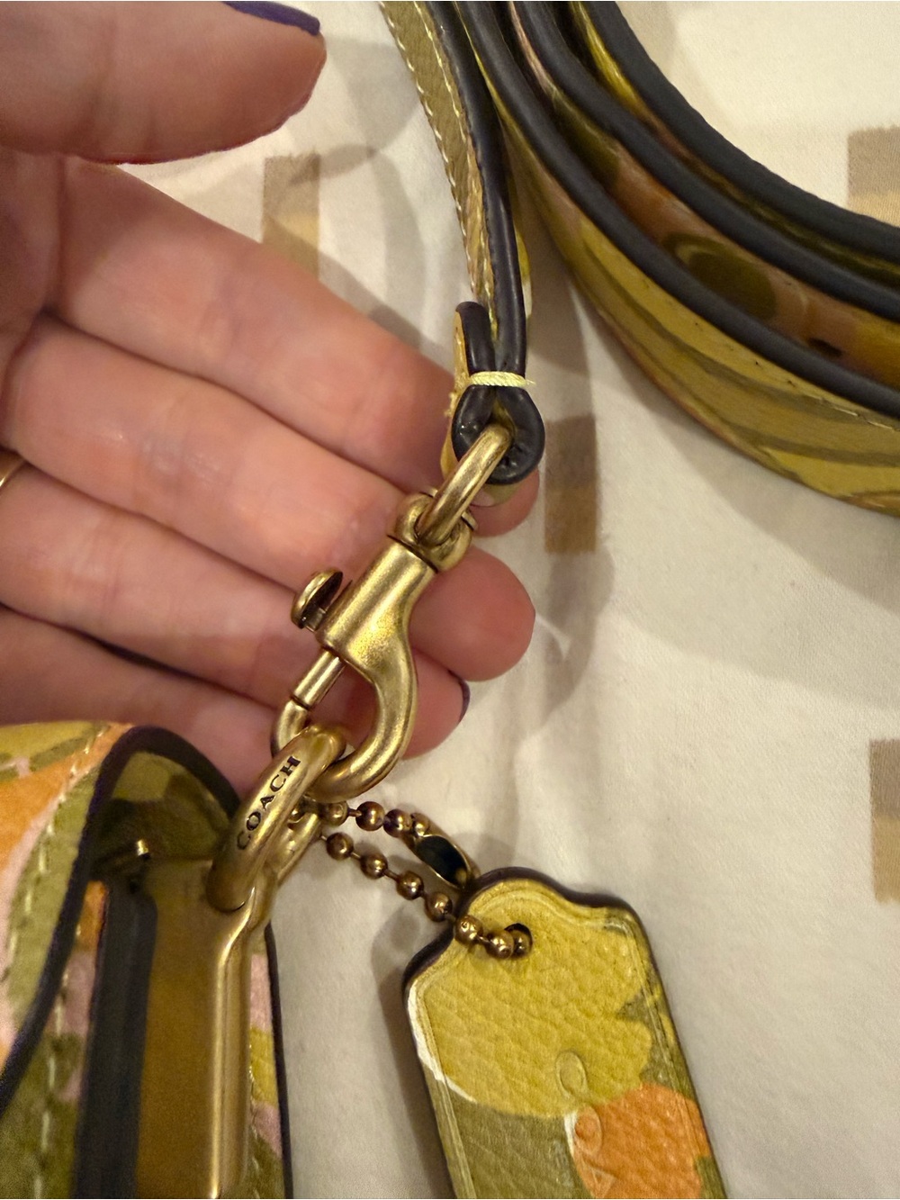 Coach Tabby Bag 20 Paisley - Picture 4 of 11